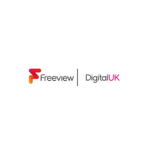 The Freeview and Digital UK logos