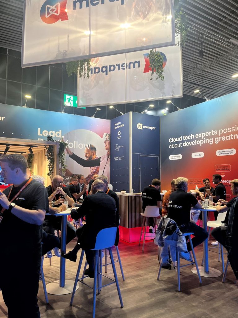 The Merapar stand at IBC 2022